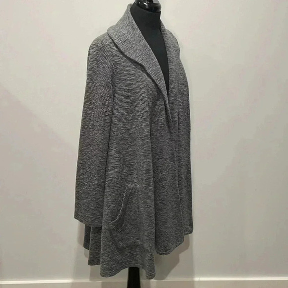 * NWOT* Cut • Loose | Crimped Fabric Swing Coat - Picture 5 of 10